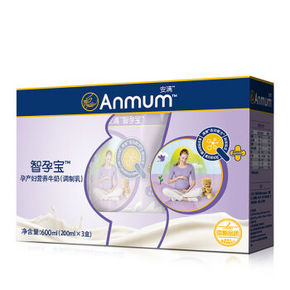 安满 智孕宝孕产妇营养牛奶 200ml*3 尝试装 9.9元
