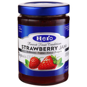 Hero 英雄 草莓果酱 220g 9.9元