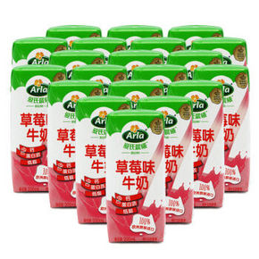 爱氏晨曦 草莓味风味牛奶200ml*20盒 折40元(79元，199-100)