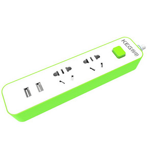 韩电 USB智能插座插线板 21.9元包邮