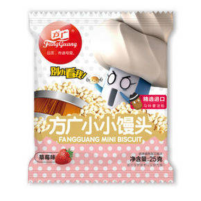 方广 小小馒头草莓味 25g 1元