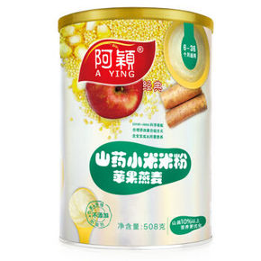 阿颖 山药苹果燕麦婴儿小米米粉 508g 折28.4元(双重优惠)