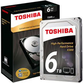 TOSHIBA 东芝 6TB台式机硬盘 1399元包邮
