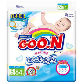 GOO.N 大王 维E系列 S码 婴儿纸尿裤 84片 69元+8.93元