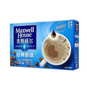麦斯威尔原味速溶咖啡30条 19.53元
