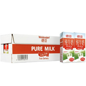 自然好奶源# 德亚 全脂牛奶 200ml*30盒 59.9元