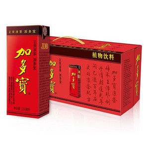 加多宝 植物凉茶饮料 250ml*16盒 折20元(24，99-20)